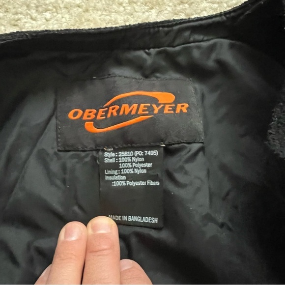 Obermeyer Boys Kids Unisex Ski Snow Bibs Pants Size 2-3T Black I-Grow Zip 25610, - Picture 9 of 16